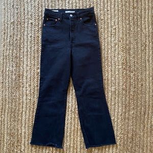 Levi’s Black Ribcage Jeans